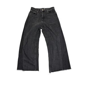 Rag & Bone Womens Size 32 Ruth Super High Rise Ankle Wide Leg Jeans
